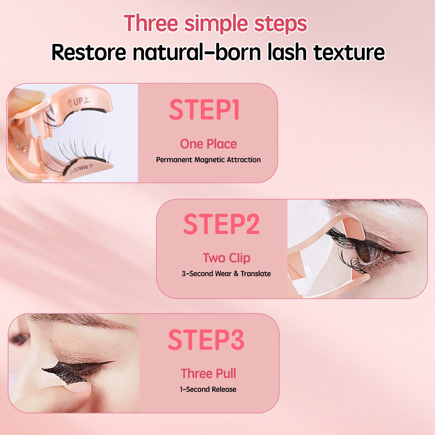 Soft Magnetic Eyelashes(Sweet Fox) Set with Applicator Dark Brown High Quality Premium Materials Natural Soft Reusable 3D Soft Magnetic False Eyelashes - Image 13