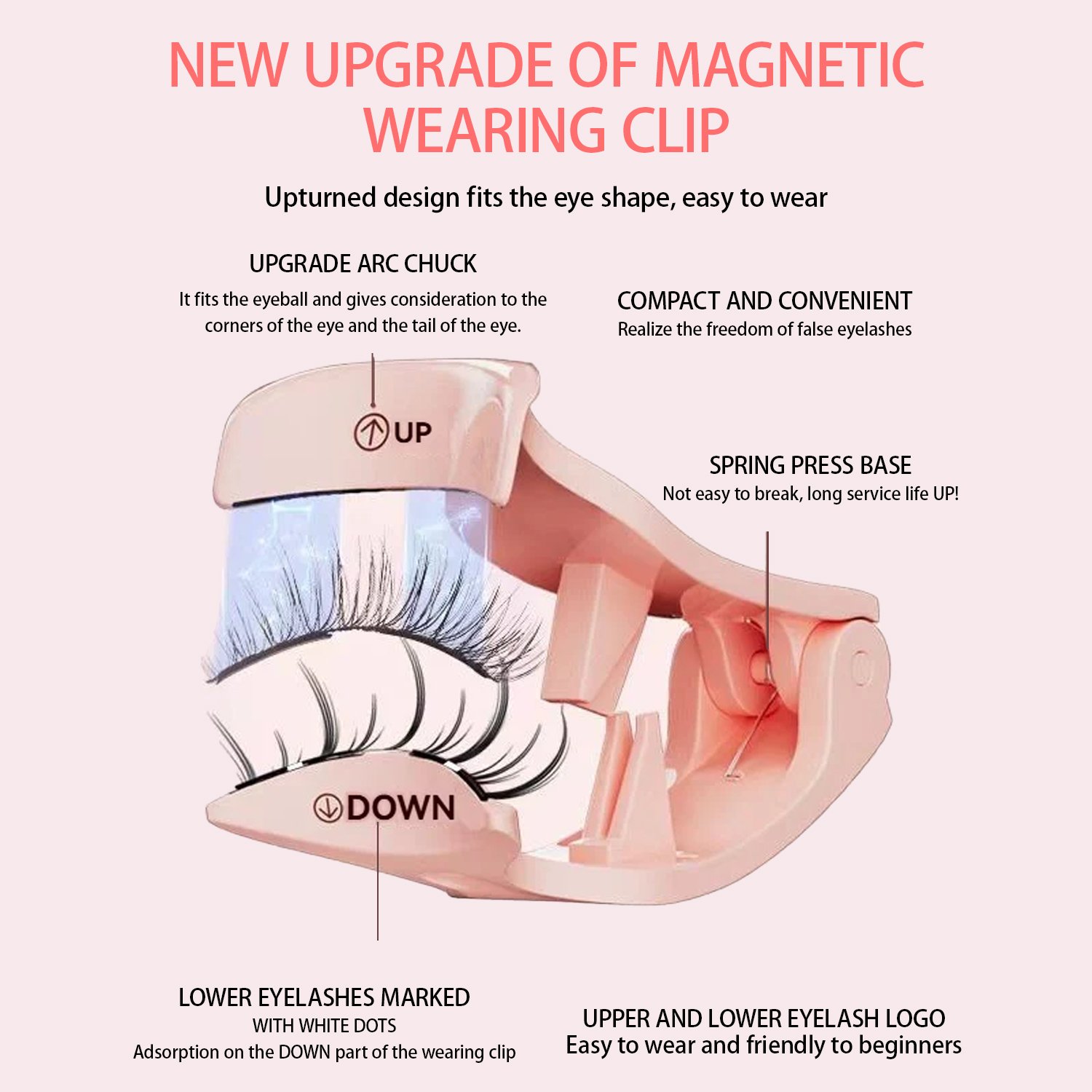 Soft Magnetic Eyelashes(Sweet Fox) Set with Applicator Dark Brown High Quality Premium Materials Natural Soft Reusable 3D Soft Magnetic False Eyelashes - Image 6
