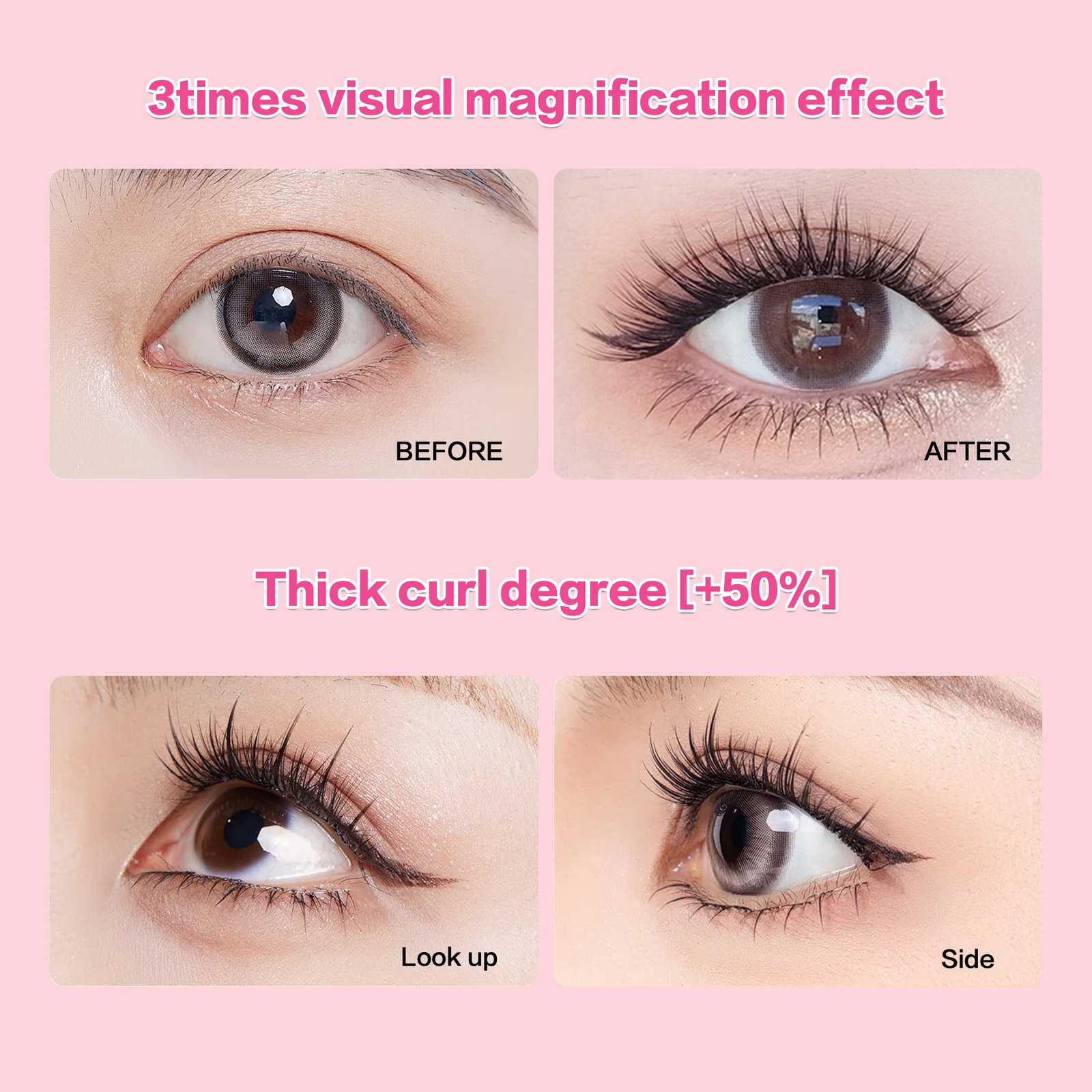 Press-on Lashes Pre-Bond Technology Lashes Reusable Natural Soft Premium Materials 1-Step Press On Lashes Segmented Glue Free Long Lasting self-adhesive Lashes - Image 15